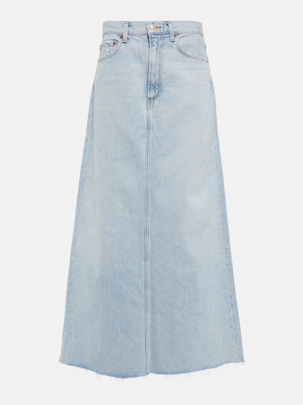 Agolde hilla Denim Maxi Skirt